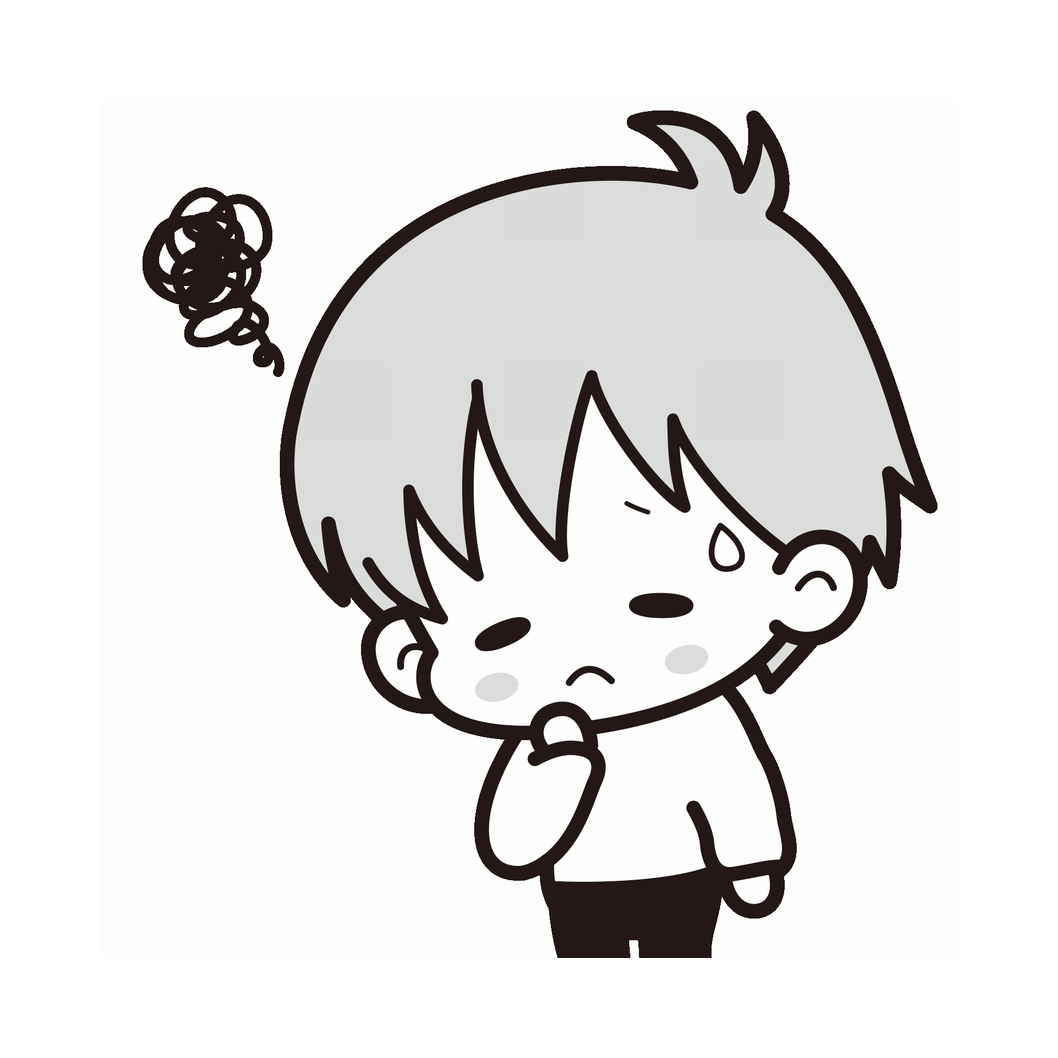 悩んでる人